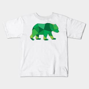 Wildlife green bear Kids T-Shirt